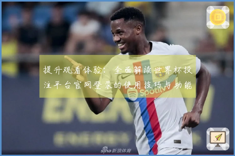 提升观看体验：全面解读世界杯投注平台官网登录的使用技巧与功能介绍