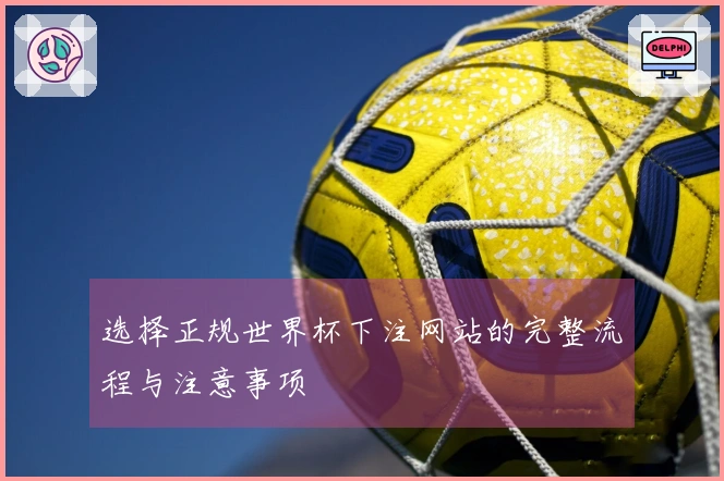 选择正规世界杯下注网站的完整流程与注意事项